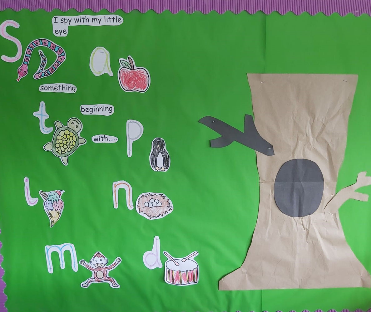 Display of children's work